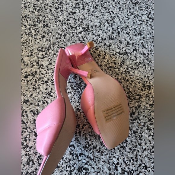 Chase+Chloe Barbie Pink Heel Mules Vintage "Eliza" 10 BARBIECORE - Picture 3 of 3